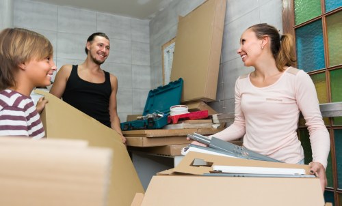 Removal van prepared for a same day move in Colliers Wood