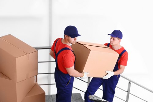 Small business relocation using a removal van in Colliers Wood