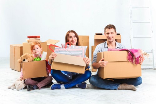 Local movers handling fragile belongings with care