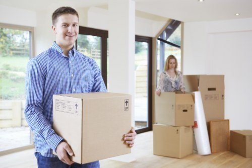 Professional packing and furniture protection for a Colliers Wood removal job