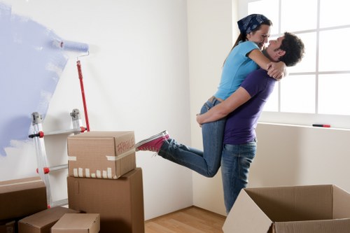 Local commercial movers managing access and parking in Colliers Wood