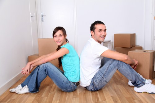 Moving home from a Colliers Wood flat with van support
