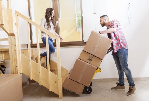 Careful furniture pick-up from a Colliers Wood flat or apartment